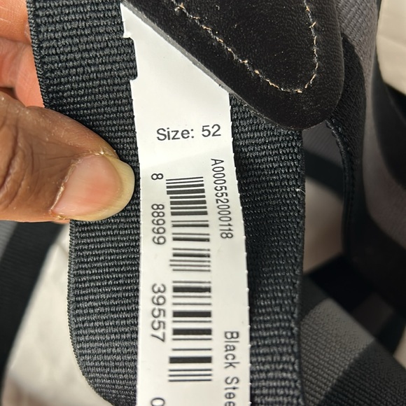 NWT CARHARTT black and gray striped flex adjustable suspenders. Size 52. - Picture 6 of 10